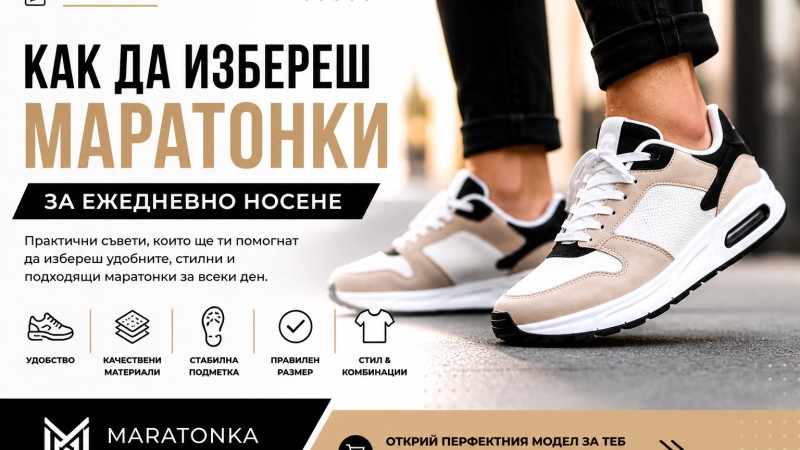 Как да избереш маратонки за ежедневно носене