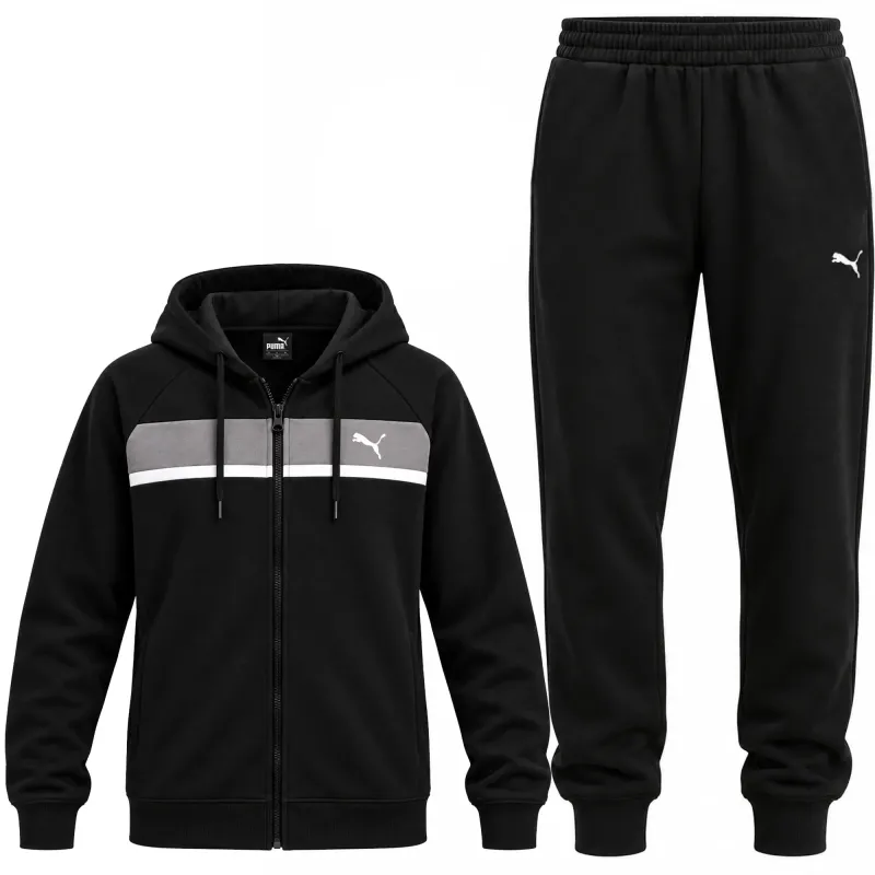 Мъжки анцунг Puma Sweat Suit Fl 694351 01 Maratonka Мъжки памучен анцунг Puma Sweat Suit Fl 694351 01